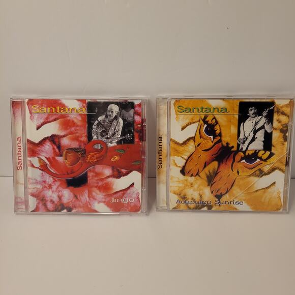 Santana Lot Of 2 CD's Acapulco Sunrise/Jingo Pre-Owned 2000 - Picture 2 of 11